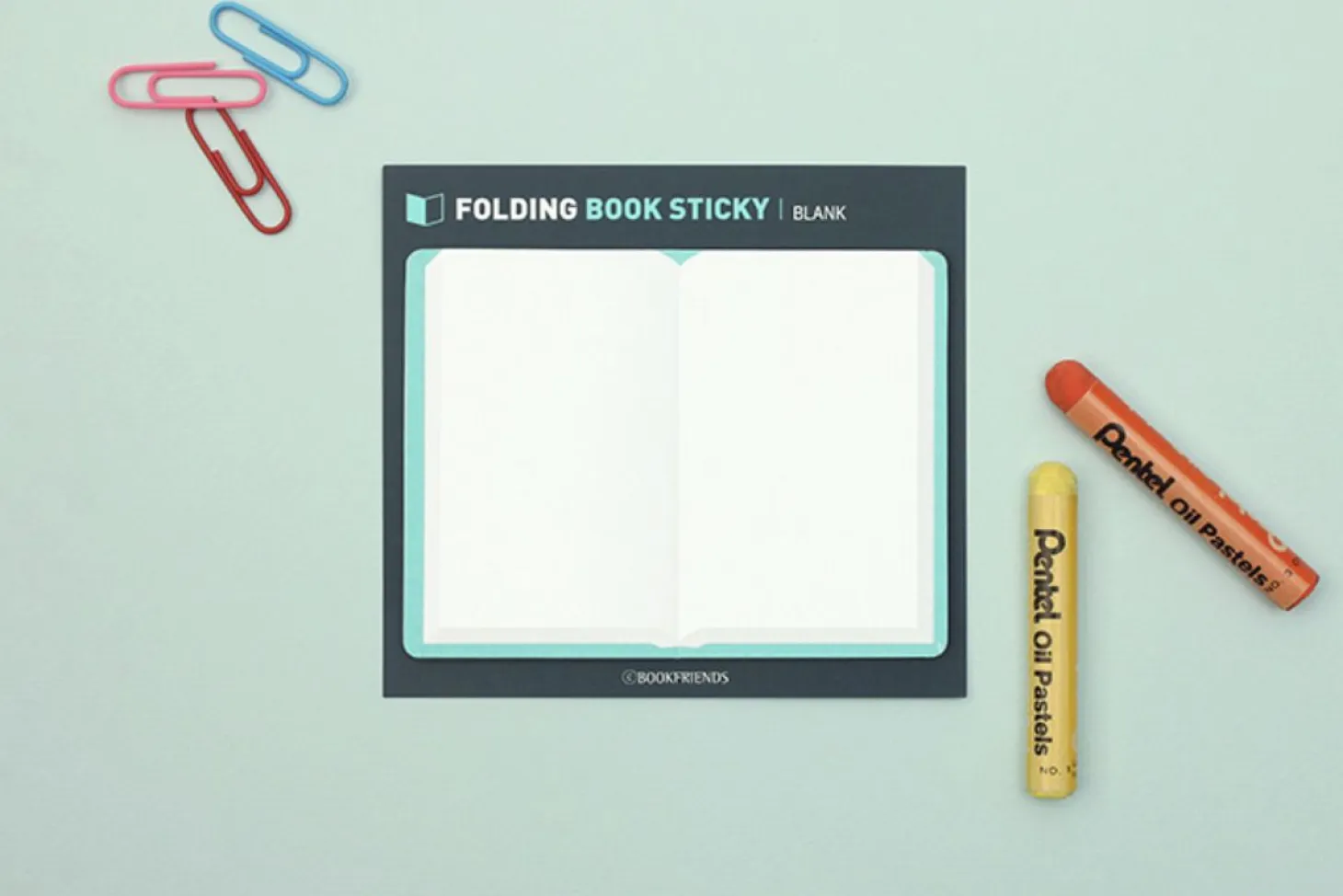 Foldable Book Sticky Note