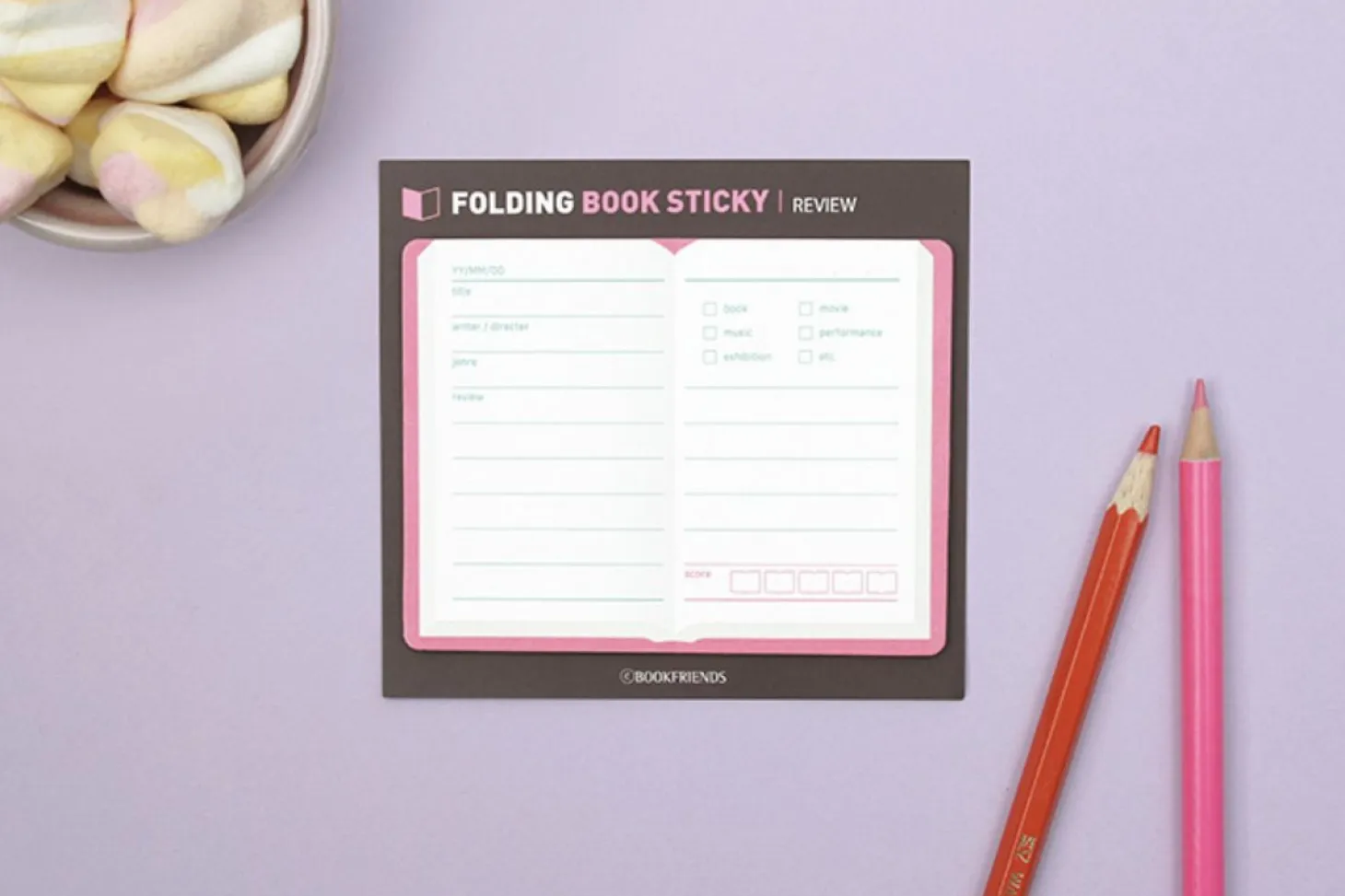 Foldable Book Sticky Note