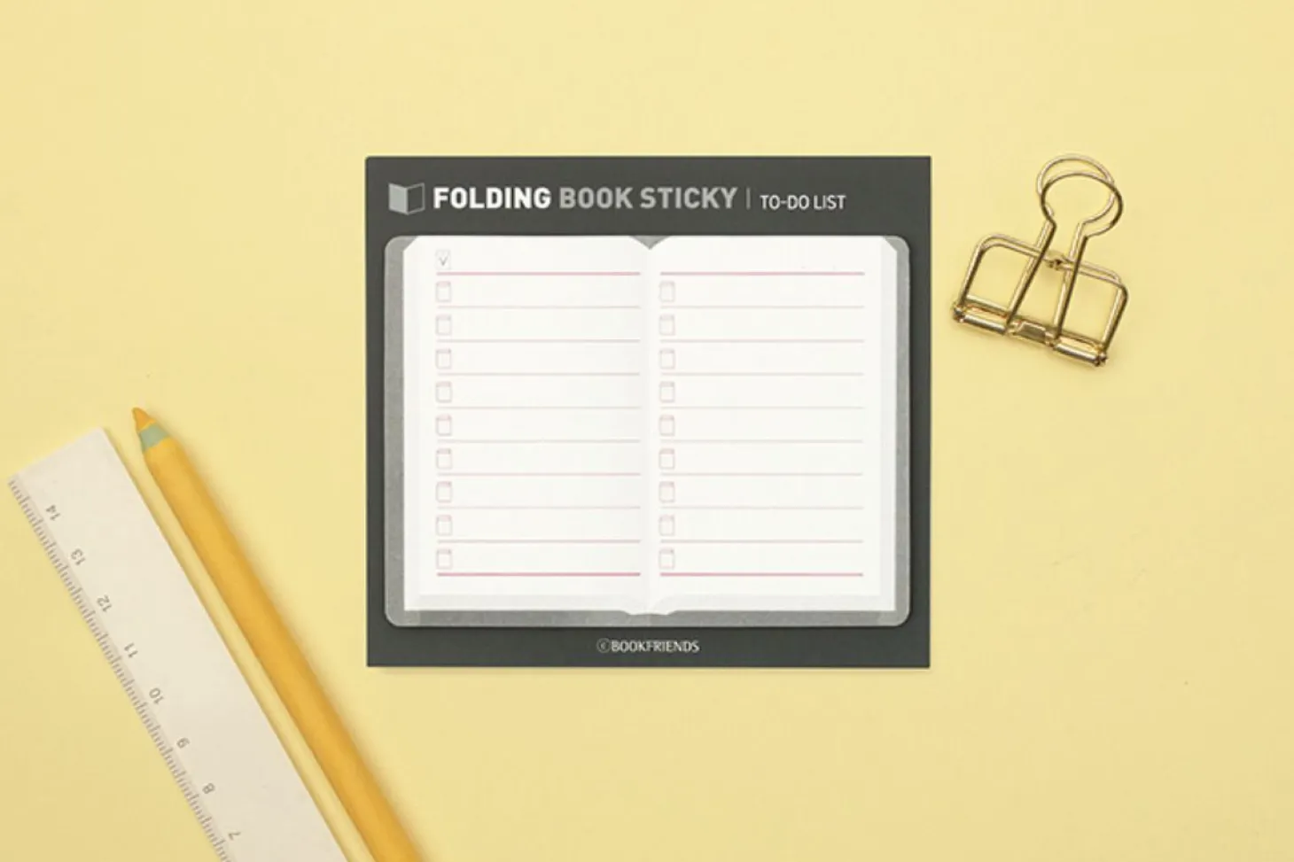 Foldable Book Sticky Note