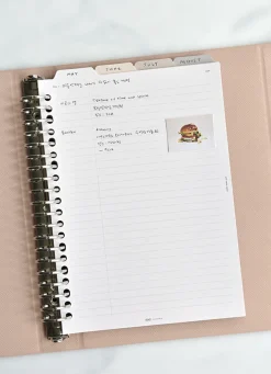 Folder Index 6 Ring & 20 Ring A5 Note Refill Set
