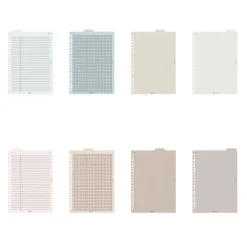 Folder Index 6 Ring & 20 Ring A5 Note Refill Set
