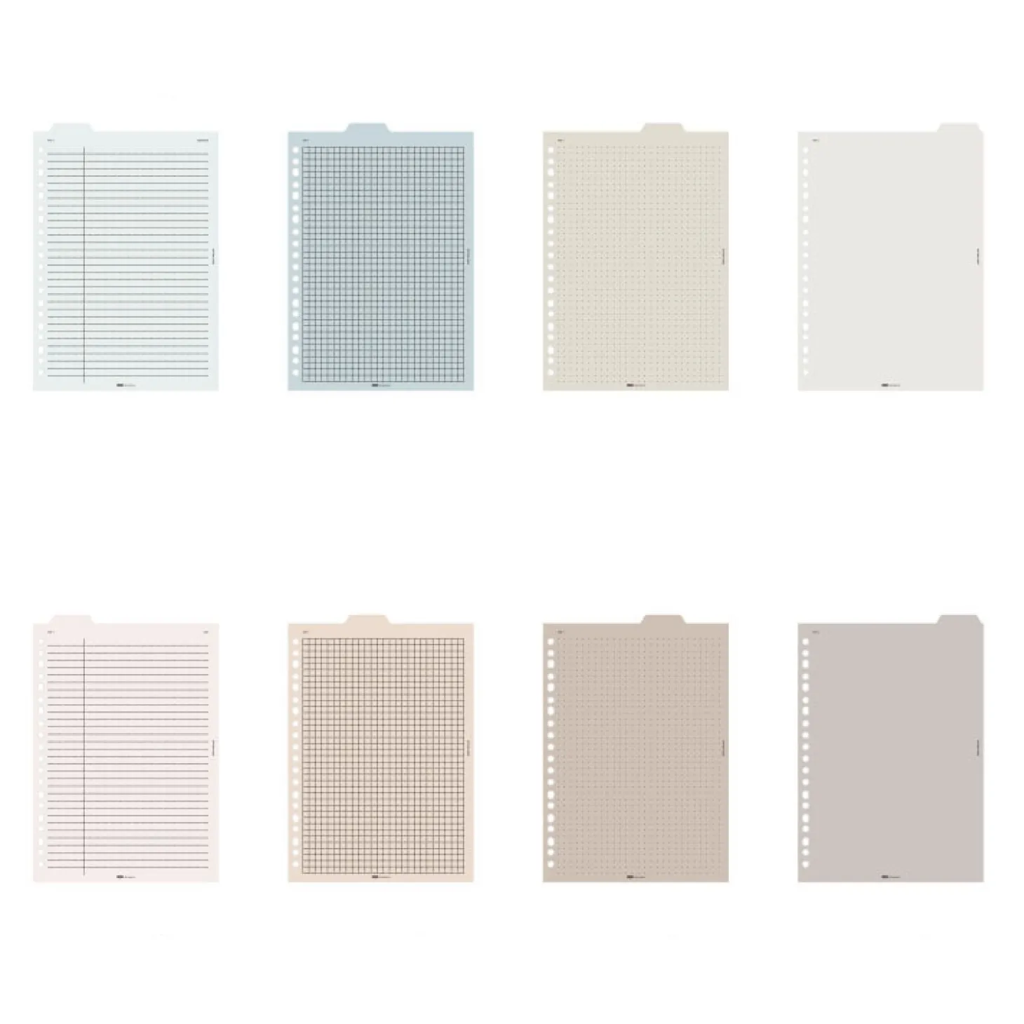 Folder Index 6 Ring & 20 Ring A5 Note Refill Set