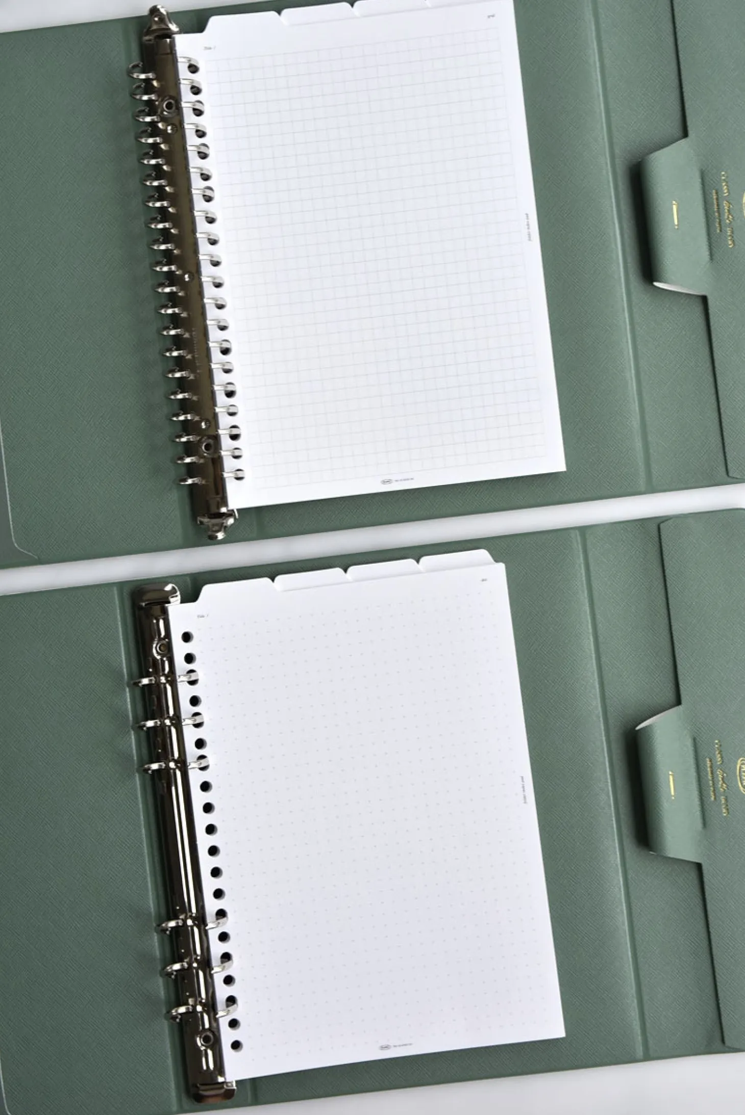 Folder Index 6 Ring & 20 Ring A5 Note Refill Set