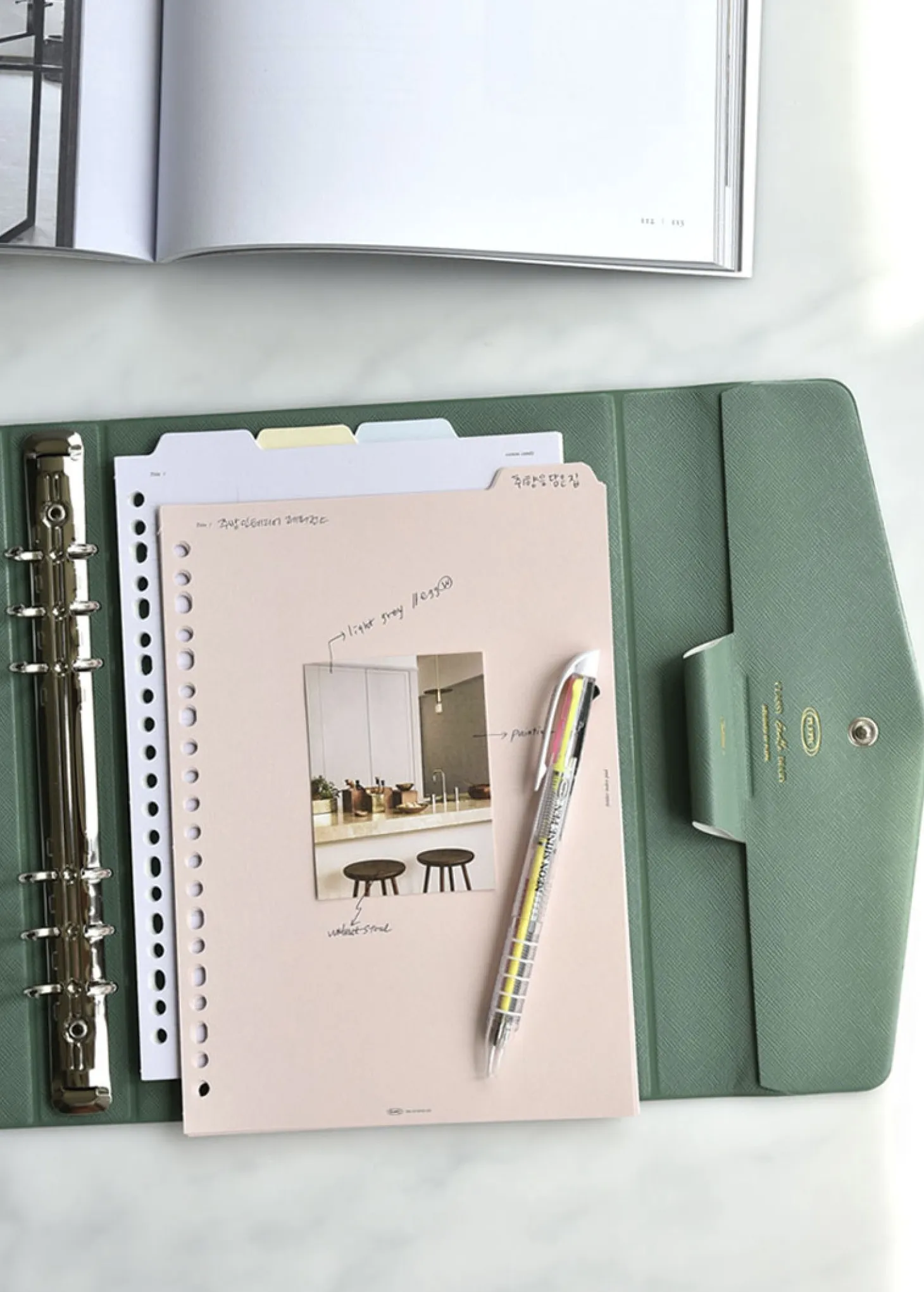 Folder Index 6 Ring & 20 Ring A5 Note Refill Set