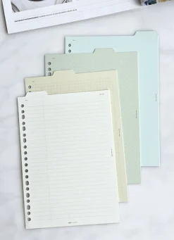 Folder Index 6 Ring & 20 Ring A5 Note Refill Set
