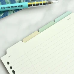 Folder Index 6 Ring & 20 Ring A5 Note Refill Set