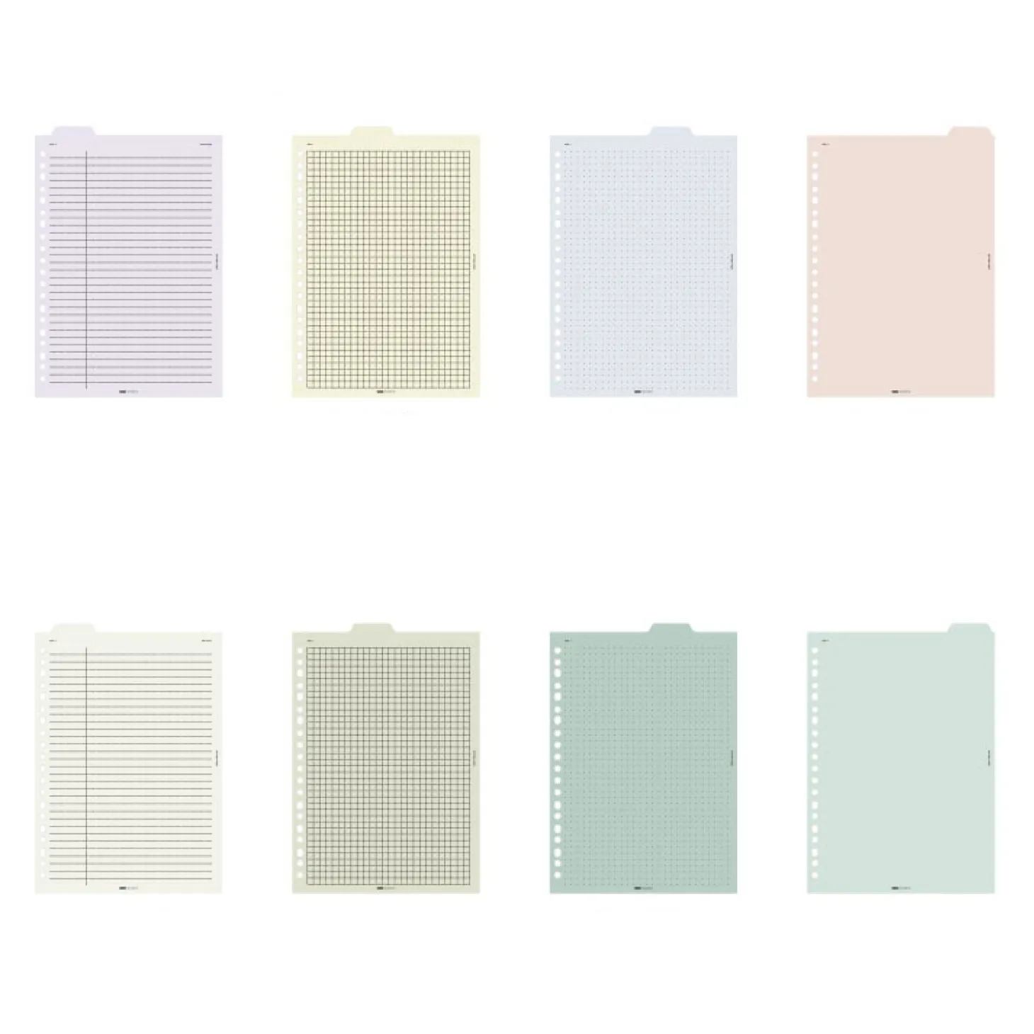 Folder Index 6 Ring & 20 Ring A5 Note Refill Set