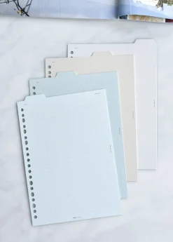 Folder Index 6 Ring & 20 Ring A5 Note Refill Set