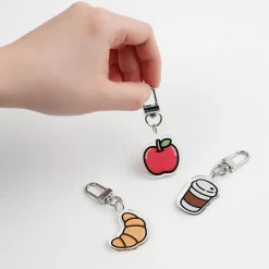 Food Acrylic Key Ring v2