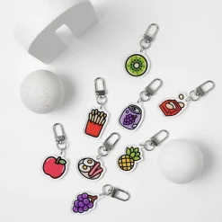 Food Acrylic Key Ring v2