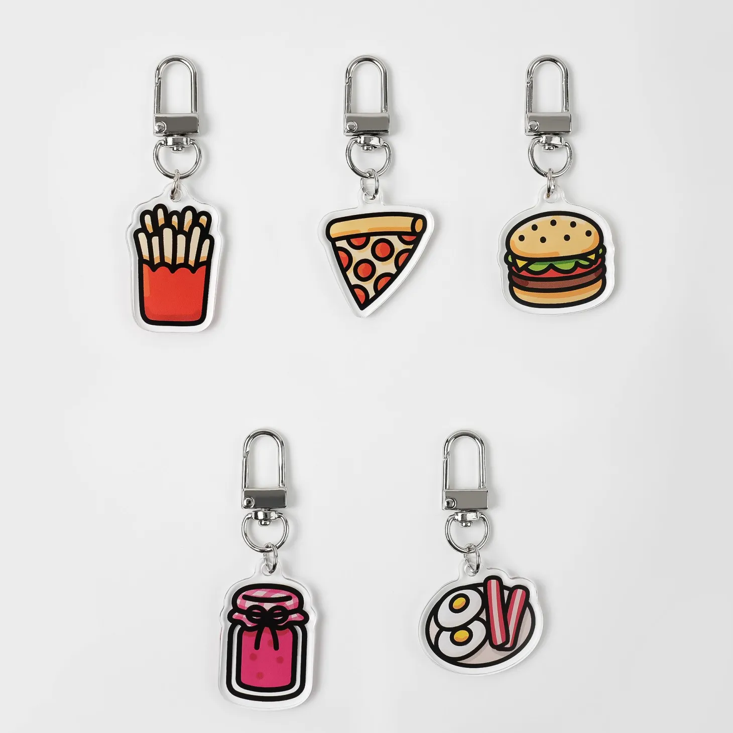 Food Acrylic Key Ring v1