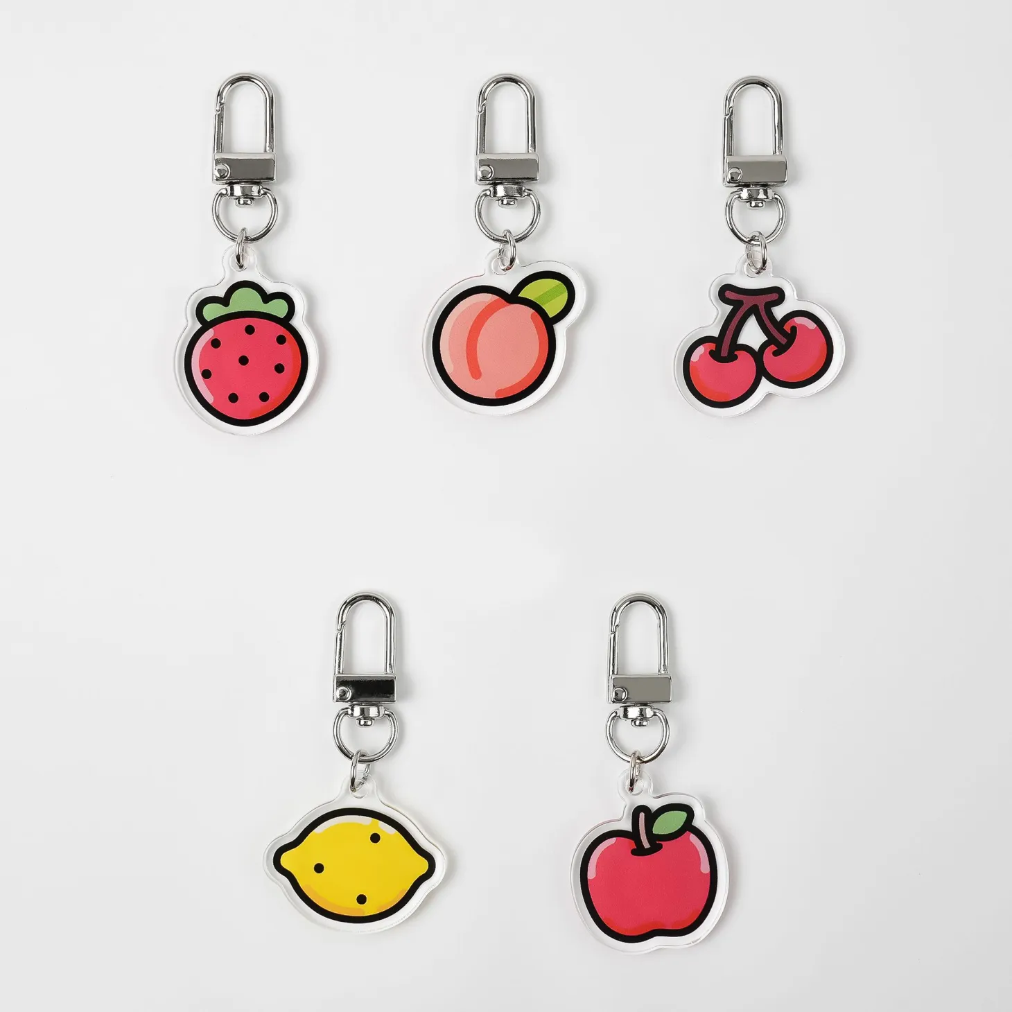 Food Acrylic Key Ring v1