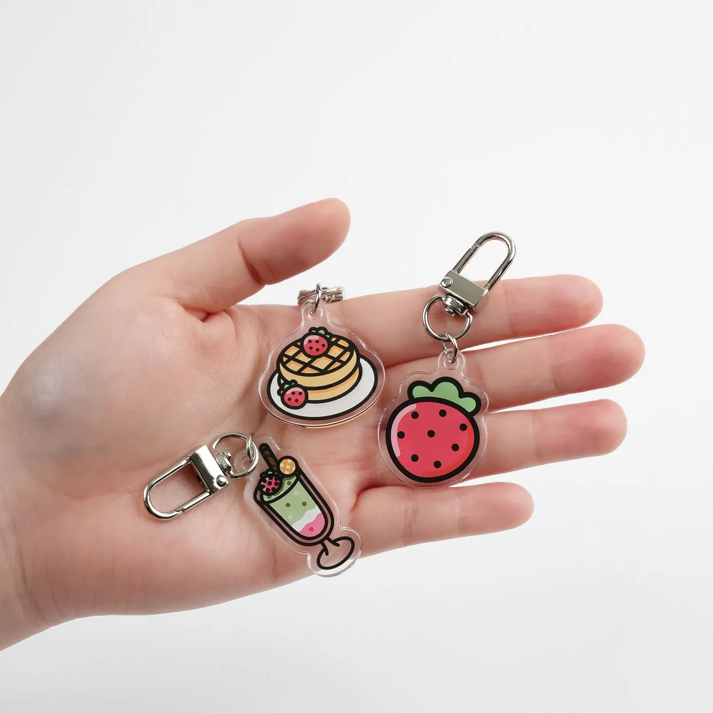 Food Acrylic Key Ring v1