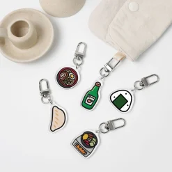 Food Acrylic Key Ring v1