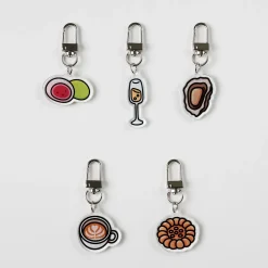 Food Acrylic Key Ring v3
