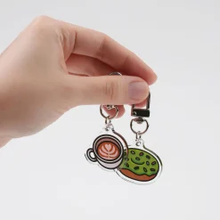 Food Acrylic Key Ring v3