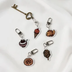 Food Acrylic Key Ring v3