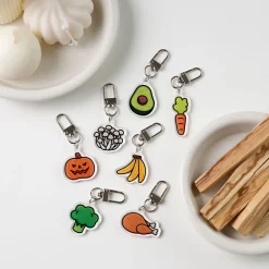 Food Acrylic Key Ring v3