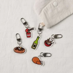 Food Acrylic Key Ring v3