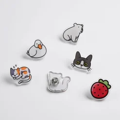 Food Acrylic Pin Badge