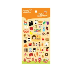 Food Collection PVC Deco Sticker