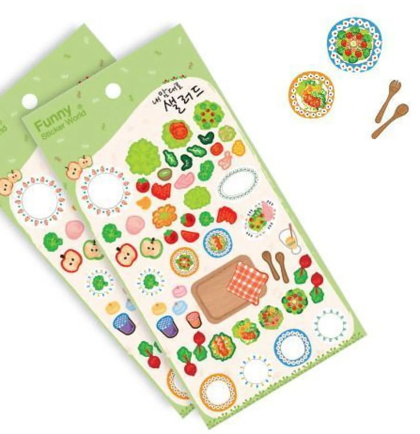 Food Puffy Deco Sticker