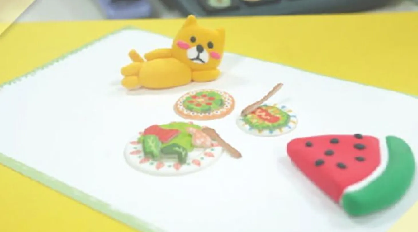 Food Puffy Deco Sticker