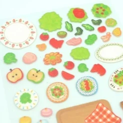Food Puffy Deco Sticker