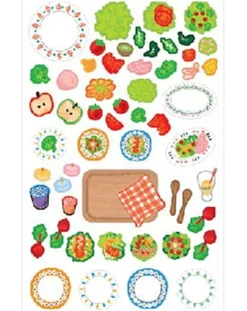 Food Puffy Deco Sticker