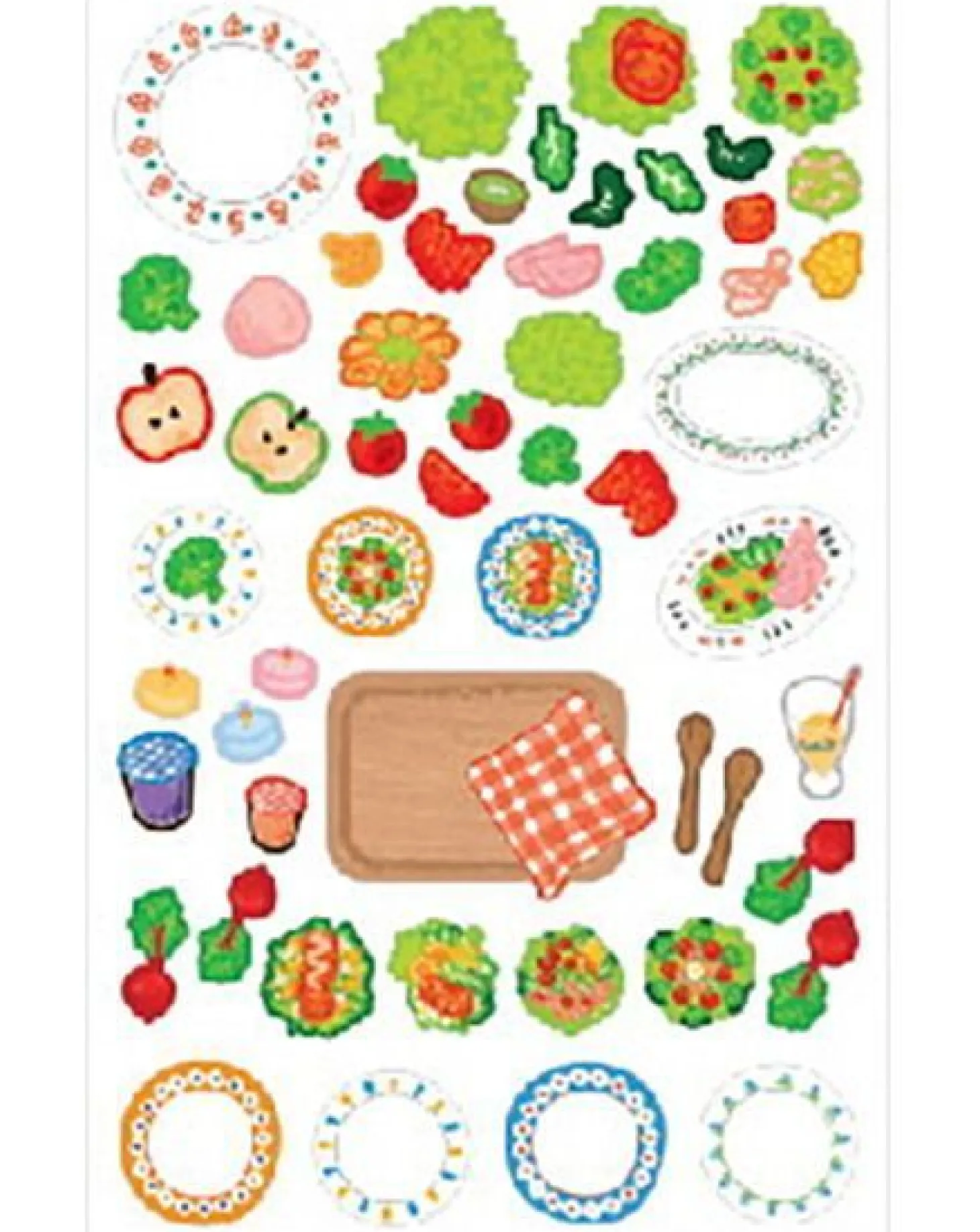 Food Puffy Deco Sticker