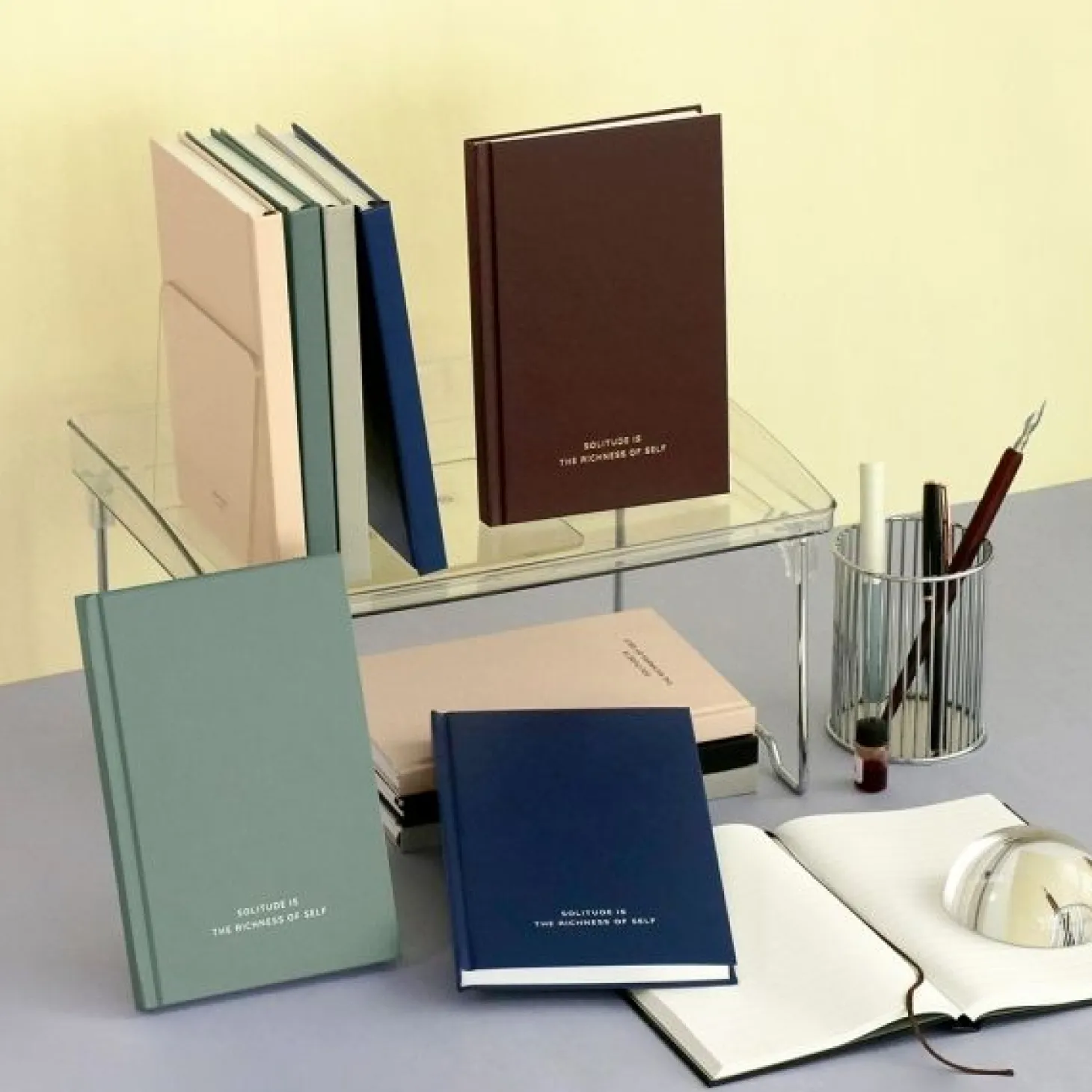 Fountain Friendly Hardcover Lined Notebook