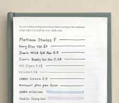 Fountain Friendly Hardcover Lined Notebook