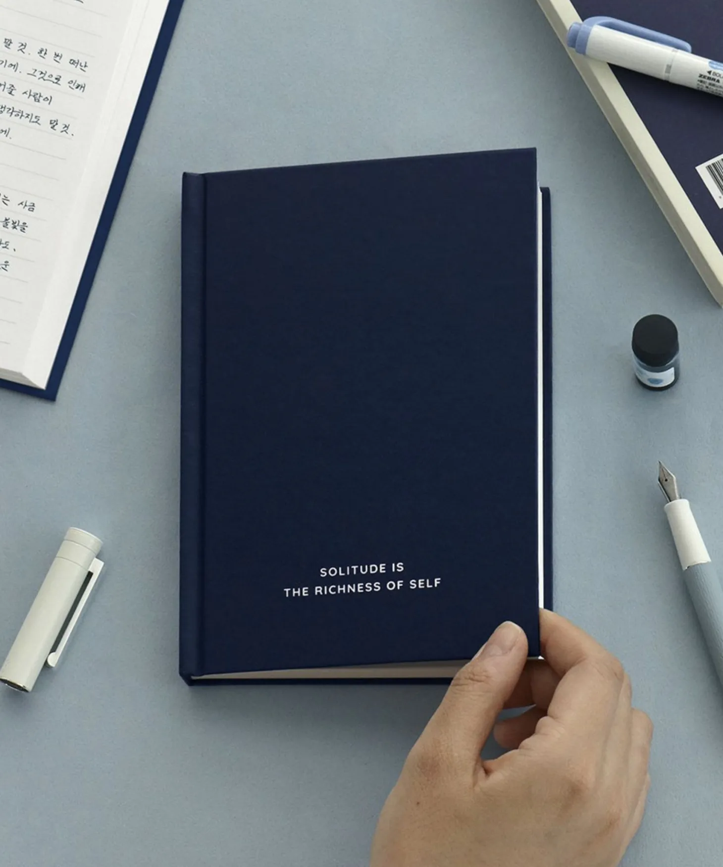 Fountain Friendly Hardcover Lined Notebook