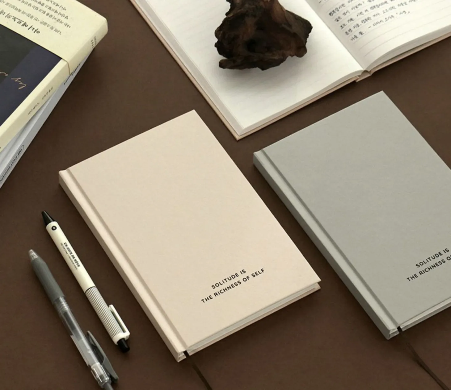 Fountain Friendly Hardcover Lined Notebook
