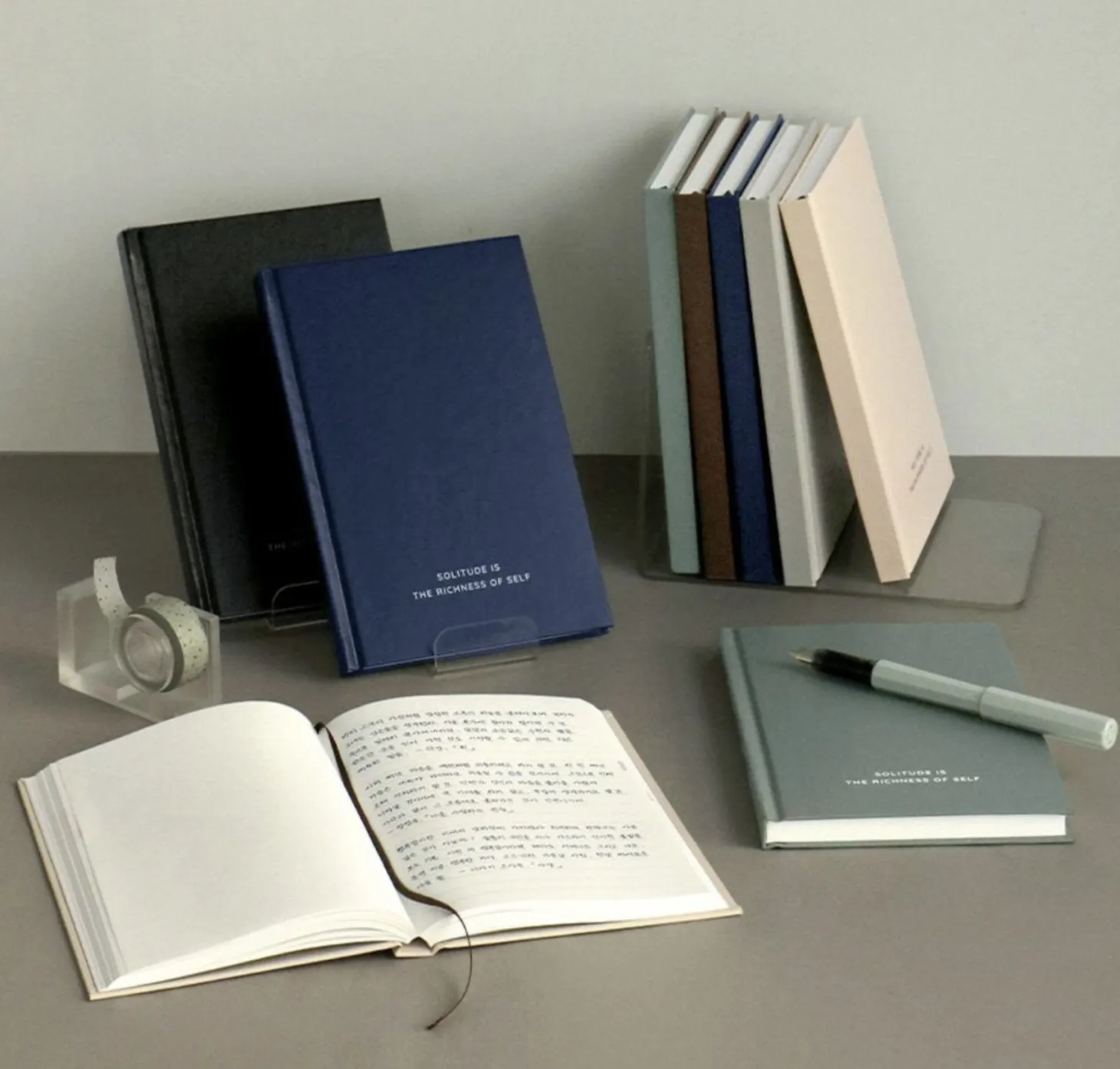 Fountain Friendly Hardcover Lined Notebook