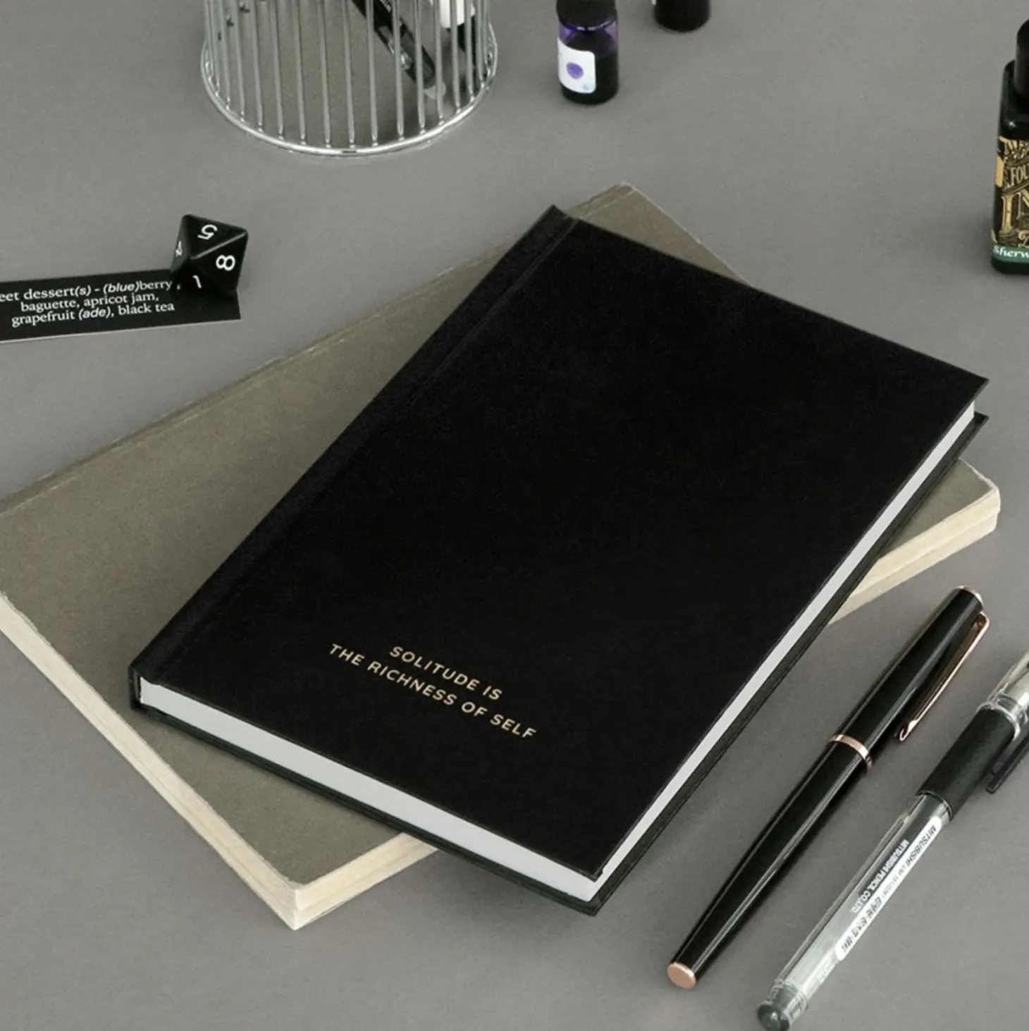 Fountain Friendly Hardcover Lined Notebook