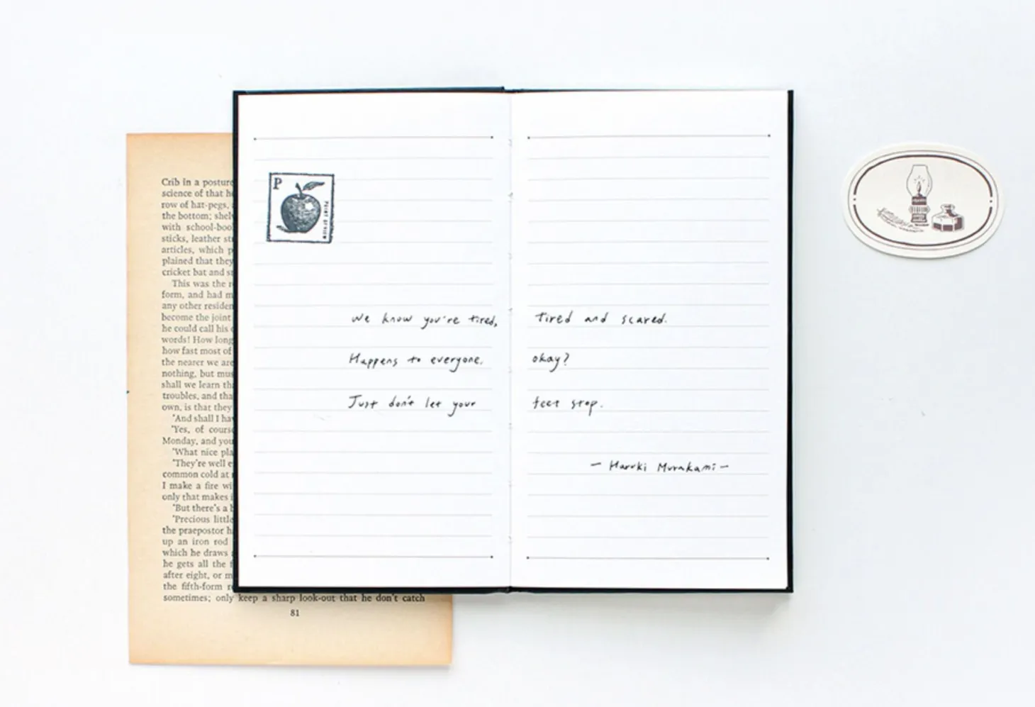 Fountain Friendly Pocket Lined Notebook