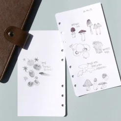 Fountain Friendly 6 Ring A6 Plain Note Refill