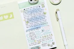 Fountain Friendly Zip Grid Notebook