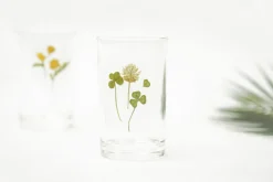 Four-leaf Clover Pressed Flower Sticker