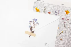 Freesia Pressed Flower Sticker