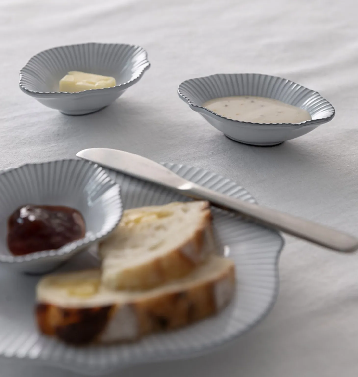 French Mood Blanc Mini Sauce Bowl
