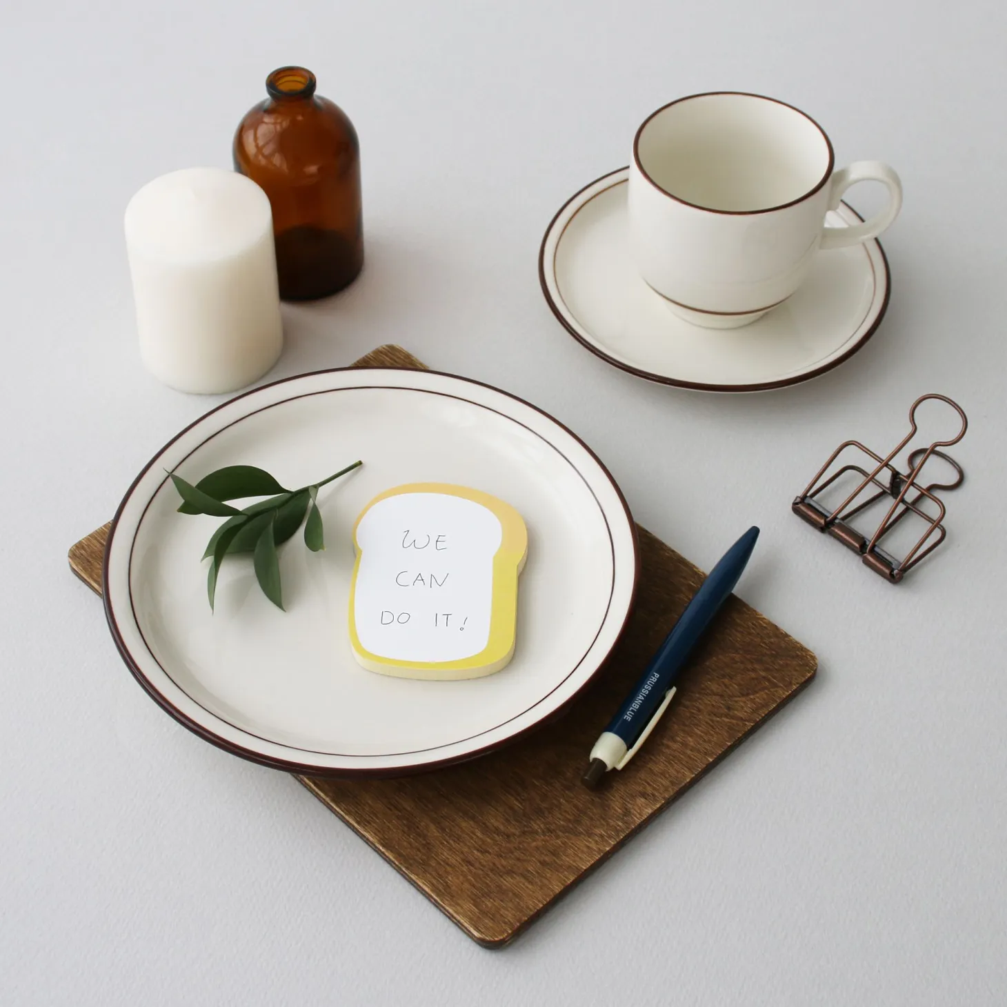 Fried Egg & Toast Sticky Note