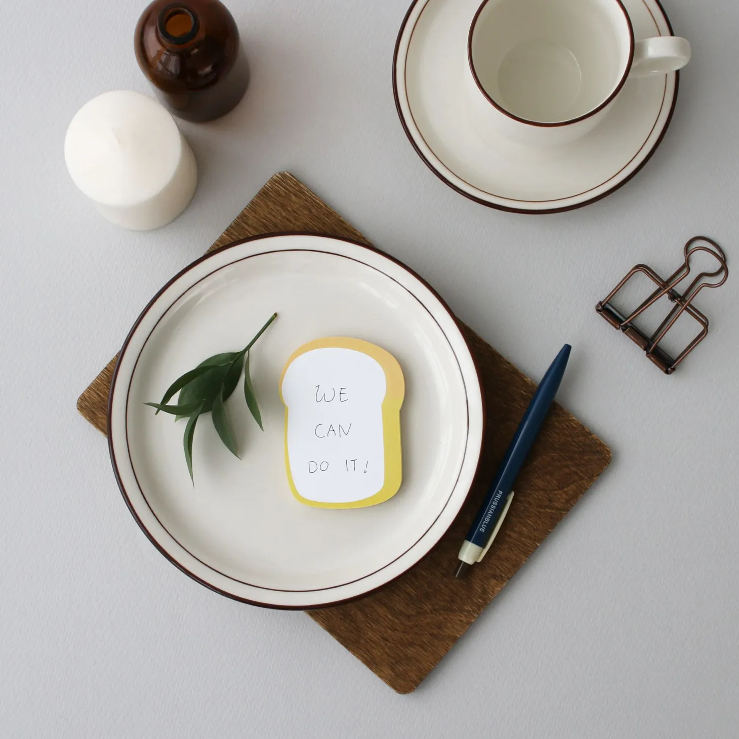 Fried Egg & Toast Sticky Note