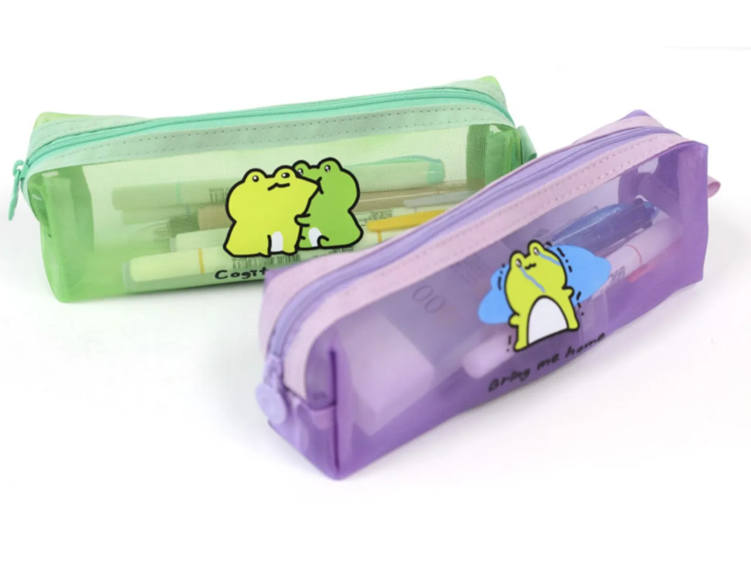 Frog Mesh Pen Pouch