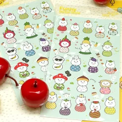 Fruit Cat Deco Sticker