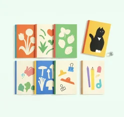 Garden Illustration Plain Notebook