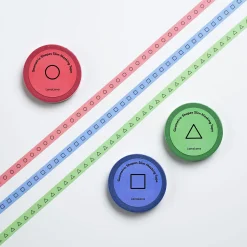 Geometric Shapes Slim Masking Tape