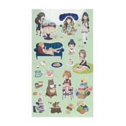 Girl's Tea Time Sticker