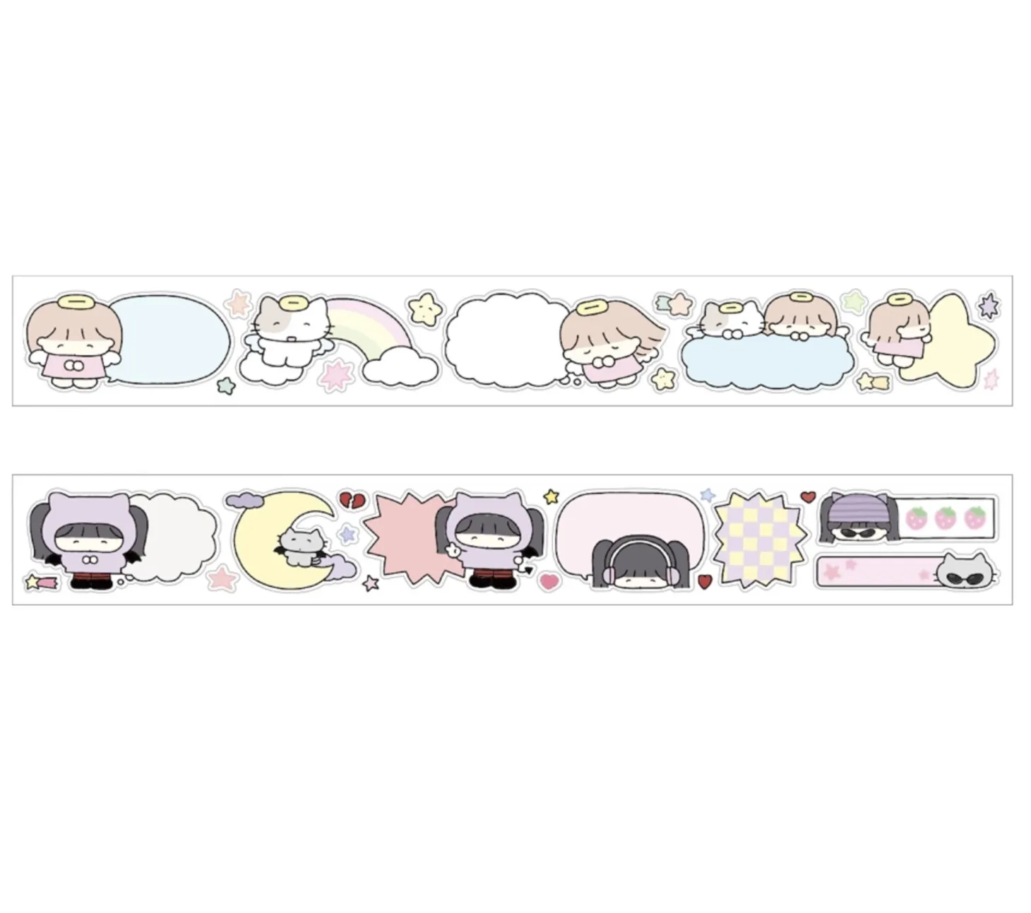 Girl Themed Paper Sticker Roll